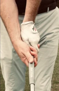 strong golf grip